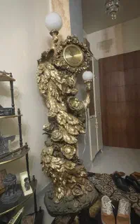 ست ساعت ایستاده و میز عسلی ۳ تکه