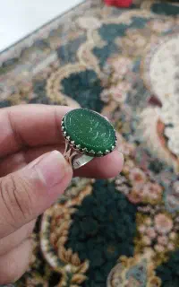 انگشتر نقره رکاب نیزه ای