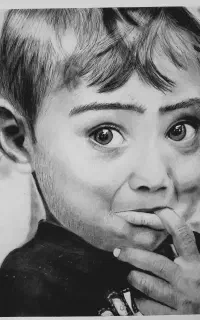 طراحی چهره سیاهقلم ، ۷۹۰ ، ارسال رایگان