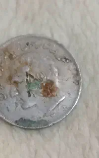 سکه قدیمی،جنس نقره،ودوعدد سنگ