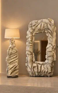 آینه و آباژور طرح صخره