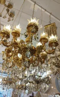 انواع لوستر برنزی الیاژی پروفیلی