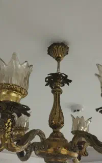 لوستر برنز ۶ شاخه