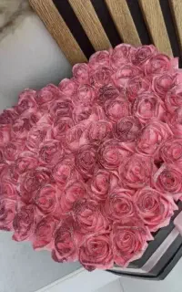 دسته گل روبانی