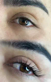 خدمات لیفت مژه و ابرو فقط ۵۵۰ت