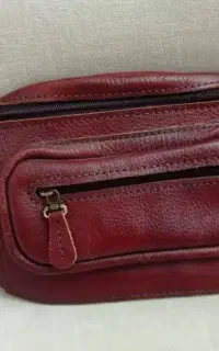 کیف کمری مردانه چرم گاوی تماماً دست دوز