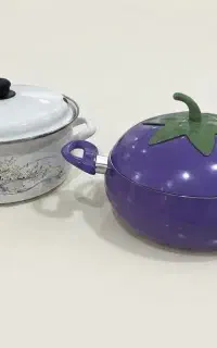 قابلمه طرح بادمجان و لعابی