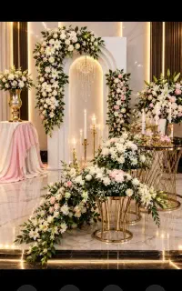 دیزاین جهیزیه خنچه جایگاه عروس سفره عقد
