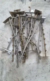 گیره و رگال گالوانیزه و رخت آویز لباس