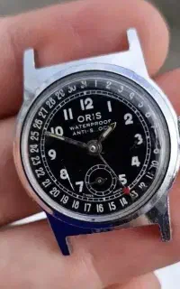 ساعت قدیمی اوریس زیرثانیه oris date pointer