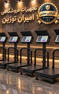 ترازو باسکول ۱۲ماه گارانتی کابین دار ایرانی سنگین