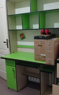 میزتحریر با کتابخانه ملامینه