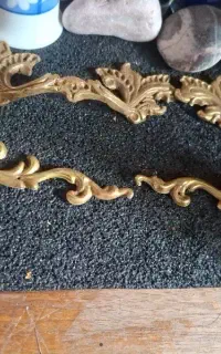 دسته میز برنجی