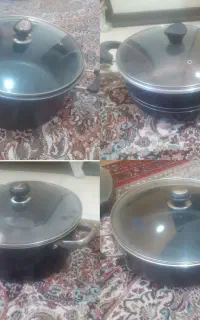 سرویس ۸تیکه قابلمه وماهیتابه تفلون