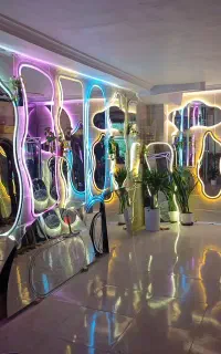 آینه قدی و شیشه سکوریت (هشت بنگله بازارچه)