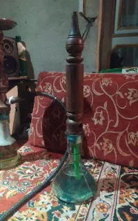 قلیان چوب سرخ قدیمی