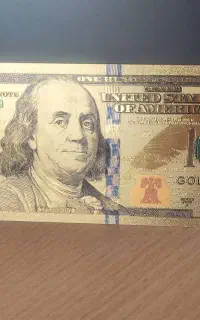 اسکناس فانتزی طلایی