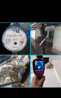 نشت یابی بادستگاه رفع نم چکه رطوبت لوله بازکنی۱۰۰٪