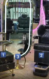 انواع آینه صندلی باکس سرشور استند ناخن