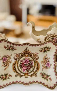 ست ظروف پذیرایی طرح زیرخاکی