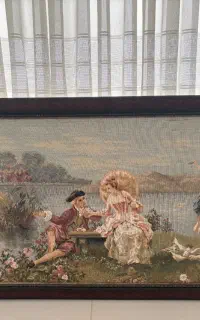 تابلوی طرح کلاسیک قاب چوبی