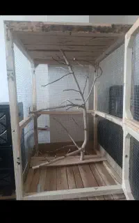 قفس چوبی نو ابعاد یک متر د هفتاد سانت