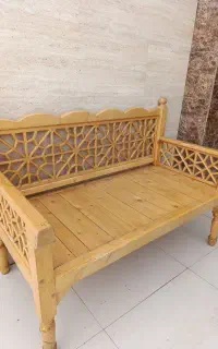 صندلی چوبی دونفره