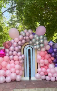 بادکنک ارایی تولد و عکاسی و فیلمبرداری