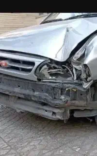 پراید تصادفی اسقاط
