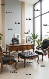 مبلمان اداری تجهیزات اداری کلاسیک/مدرن پشت گرد