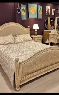 پایه چوبی تخت پارچه شیاردار