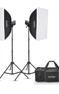 کیت کامل فلش استودیوییGodoxms300.F.دو شاخه