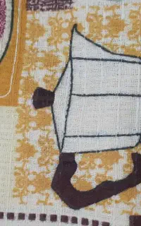 پارچه سرویس اشپزخانه.ملحفه ‌.مانتویی
