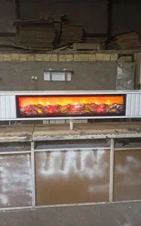 میز تی وی طرح شومینه ای ۲ متر و ۱۰