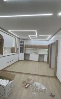 نصاب کابینت کمد کناف پی وی سی قرنیزکفپوش لاین نوری