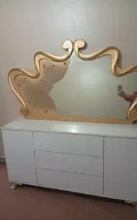 درآورچوبی سفیدطلایی