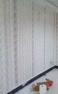 رنگ آمیزی ساختمان طرح کاغذ دیواری