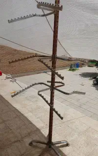 آویز لباس  یا رگال 12 ردیفه فلزی