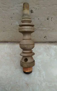 تنه قلیان اهنی و چوبی