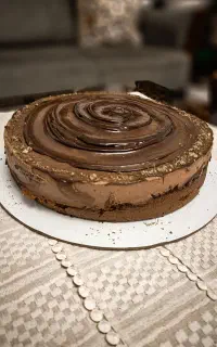 چیز کیک شکلاتی