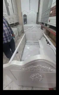 تخت آکبند سیسمونی و رو تختی اکبند