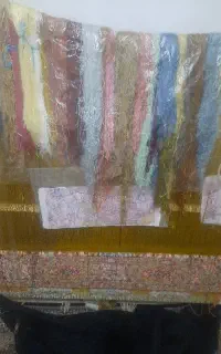 فرش نیمه کاره زرنیم