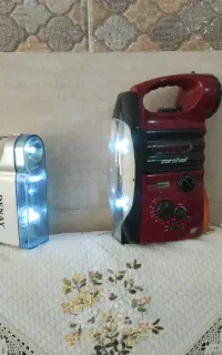 رادیوضبط شارژی چندکاره عتیقه دوعدد