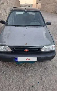 پراید مدل ۸۵ رینگ اسپرت رنگ زیتونی فروشی
