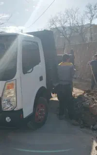 حمل بار نخاله مصالح بلوک
