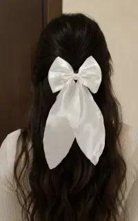 کش مو و گیره پاپیونی ساتن