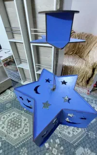 لوستر چوبی