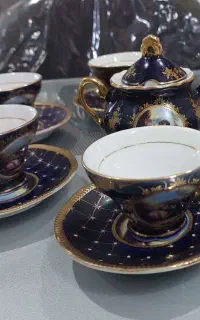 6عددفنجان ونعلبکی