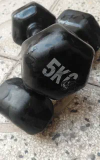 دمبل ۵ کیلویی روکش دار