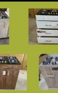 اجاق گاز ۵شعله ضمانت دار/ کابینت دار مدل m8